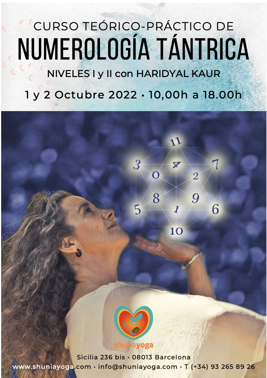 Curso Teórico-Práctico de Numerología Tántrica con HariDyal Kaur - Octubre 2022 -