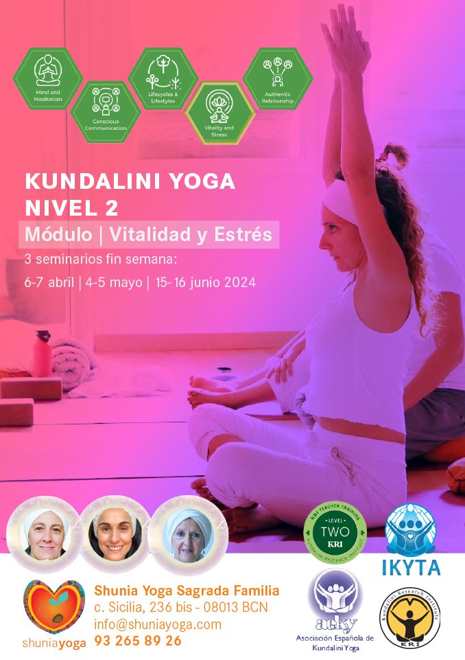 Formación Internacional de Profesores de Kundalini Yoga Nivel 2, impartido por Gurudass Kaur Khalsa, Siri Vedya Kaur y Sat Nishan Kaur
