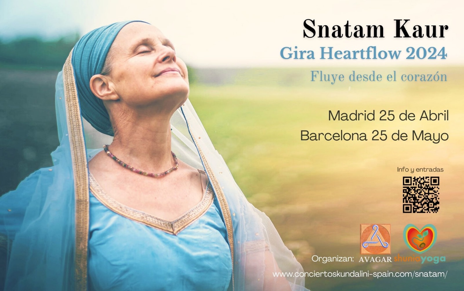Concierto Snatam Kaur en Madrid 25 abril