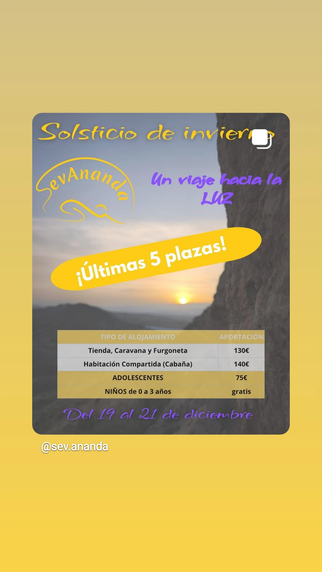 Solsticio SevAnanda 2025