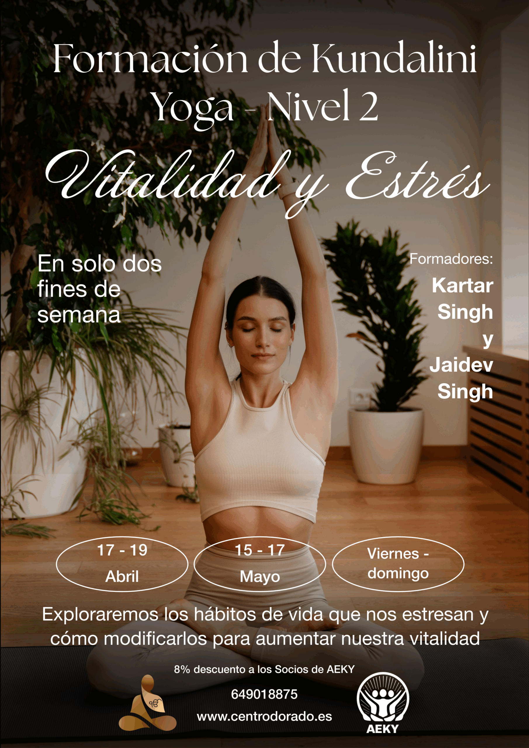 Nivel 2 de Formación de Kundalini Yoga: Vitalidad y Estrés
