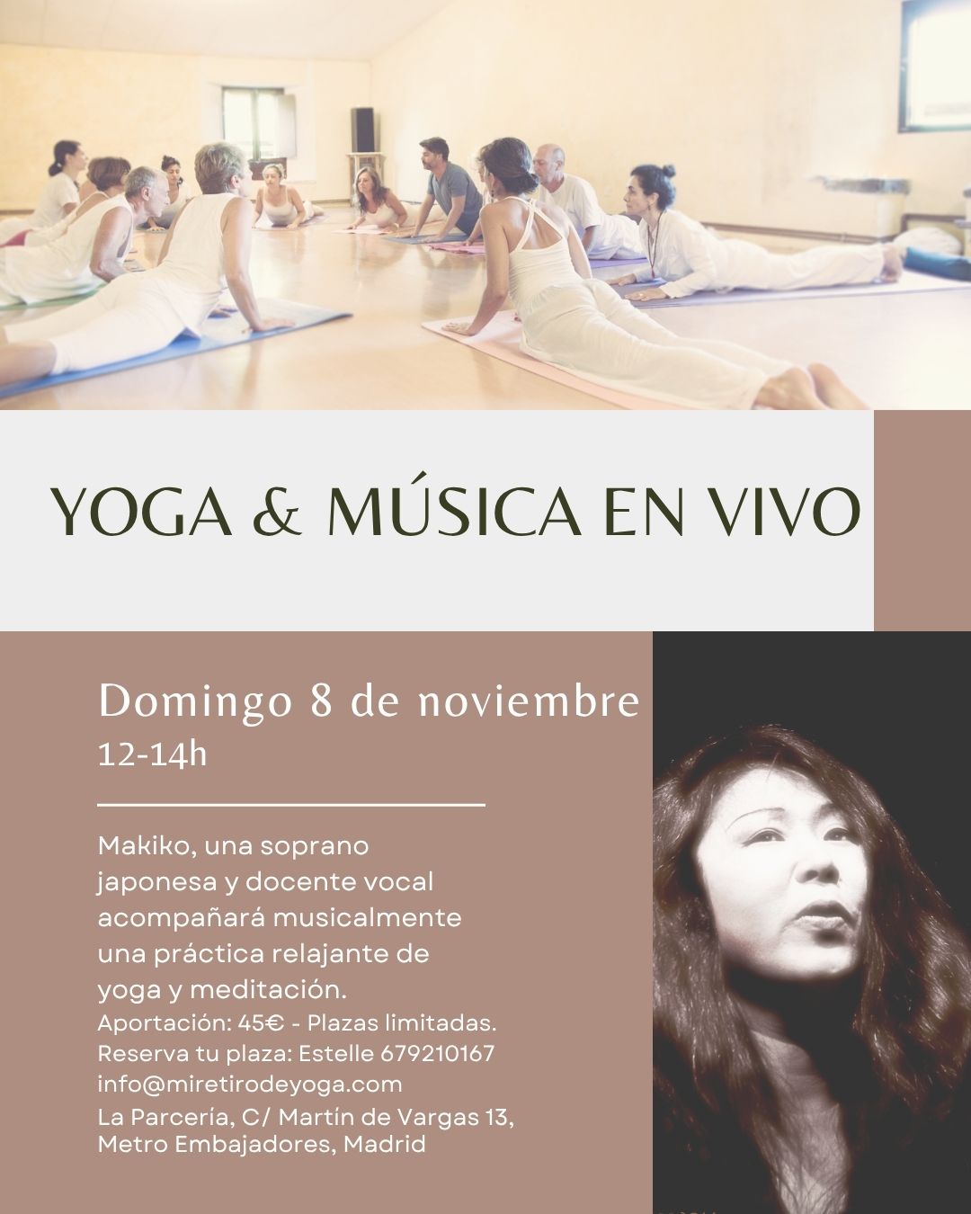 Taller de Kundalini Yoga y voz - Soprano